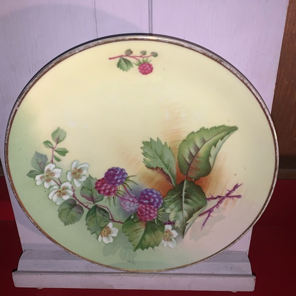 Antique J&C Bavaria Hand Painted Porcelain Plate 9.5” - Picture 3 of 7